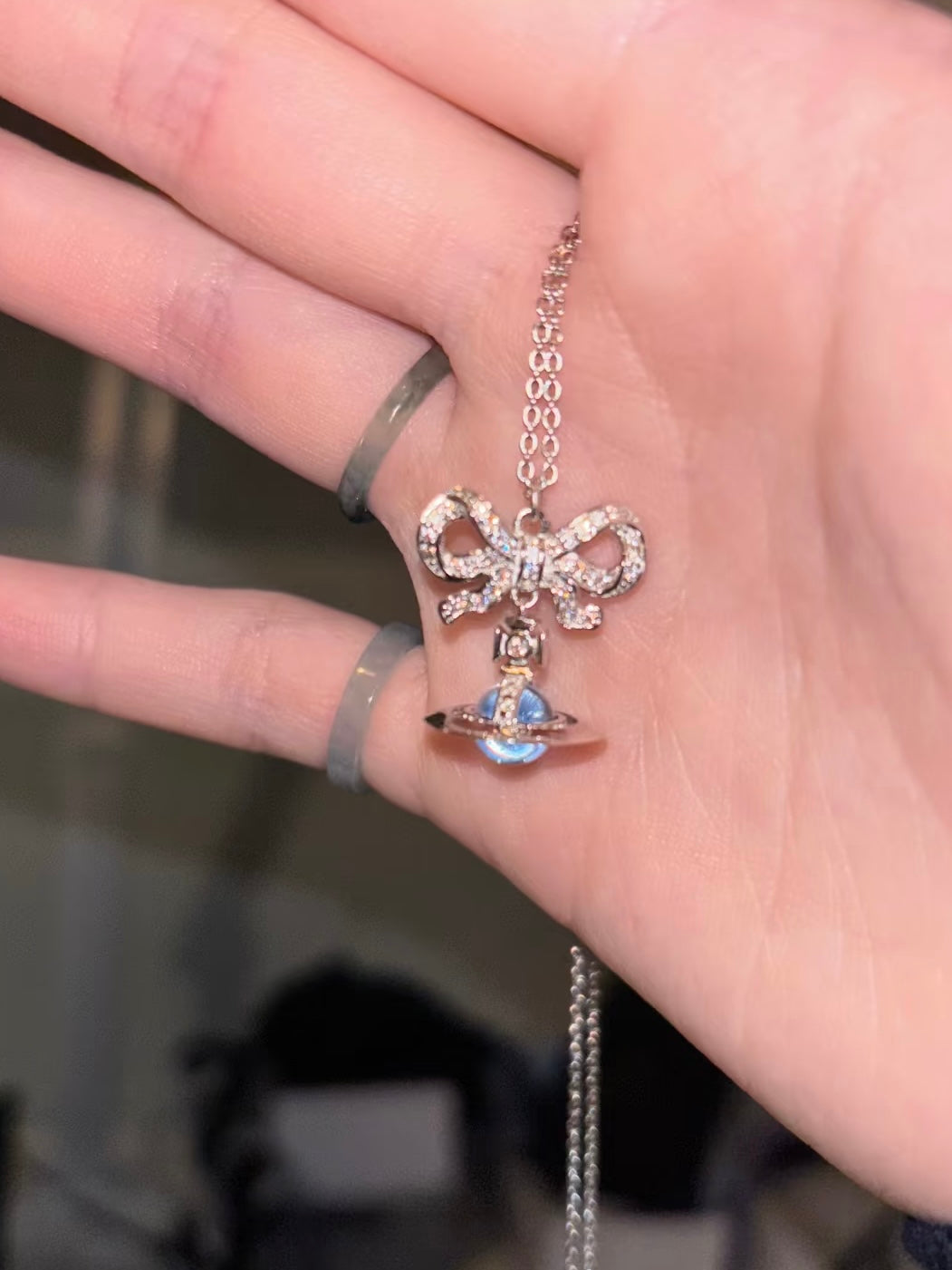 Vivienne Westwood 蝴蝶結項鍊 Octavie Pendant Necklace