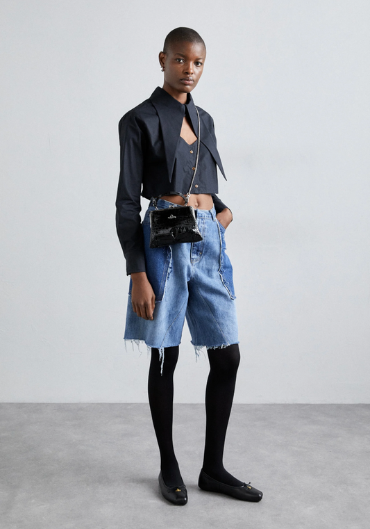 Vivienne Westwood Orb embossed bag 鱷魚紋水餃包