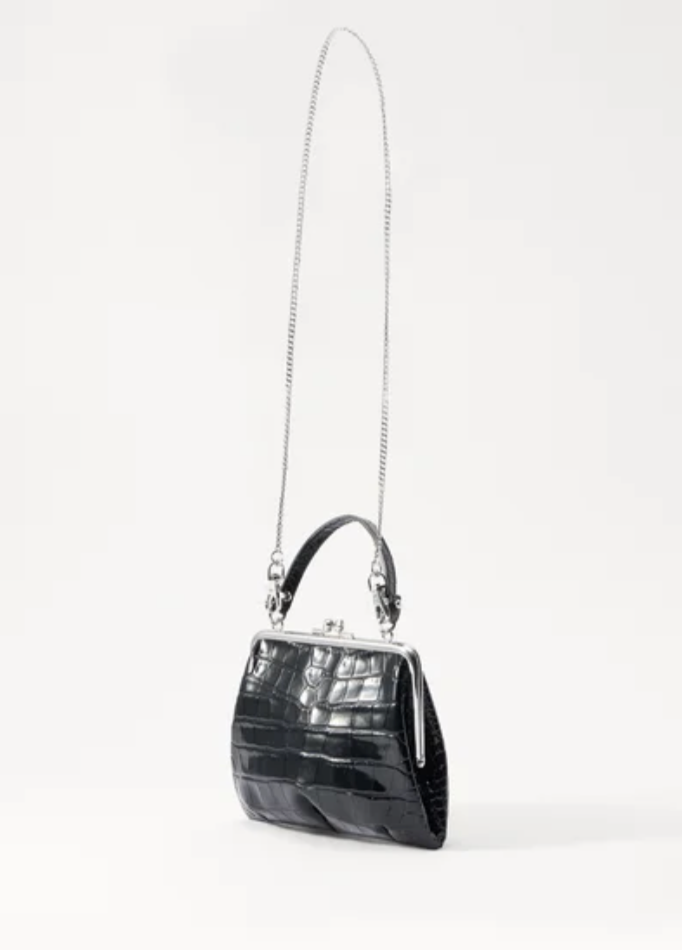 Vivienne Westwood Orb embossed bag 鱷魚紋水餃包