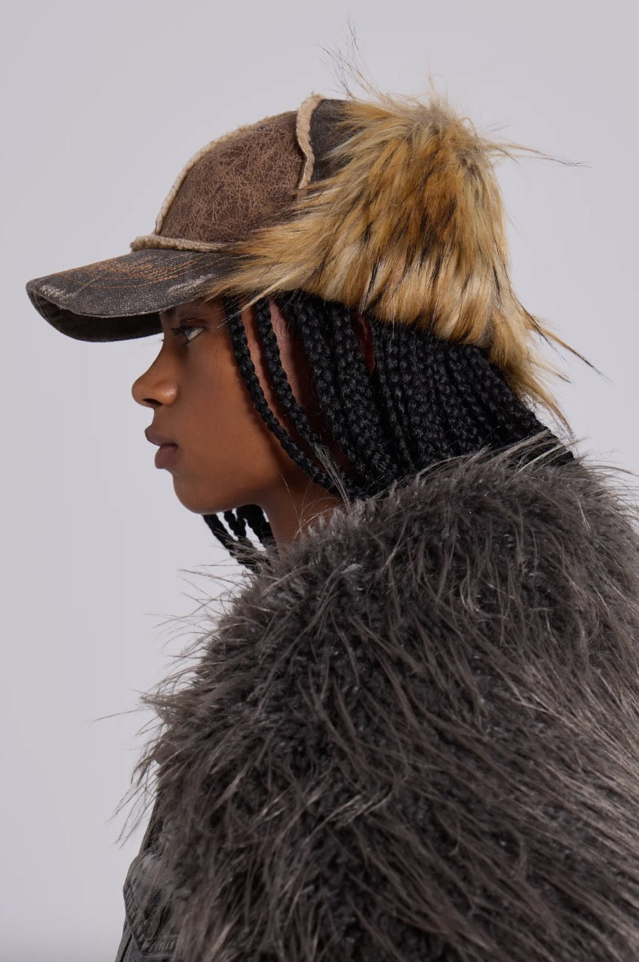 Jaded London Faux Fur Cap 帽子