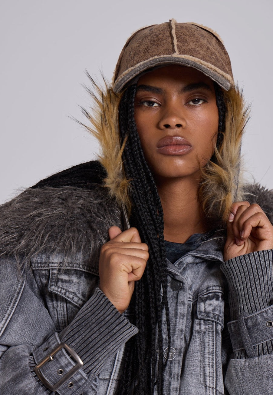 Jaded London Faux Fur Cap 帽子