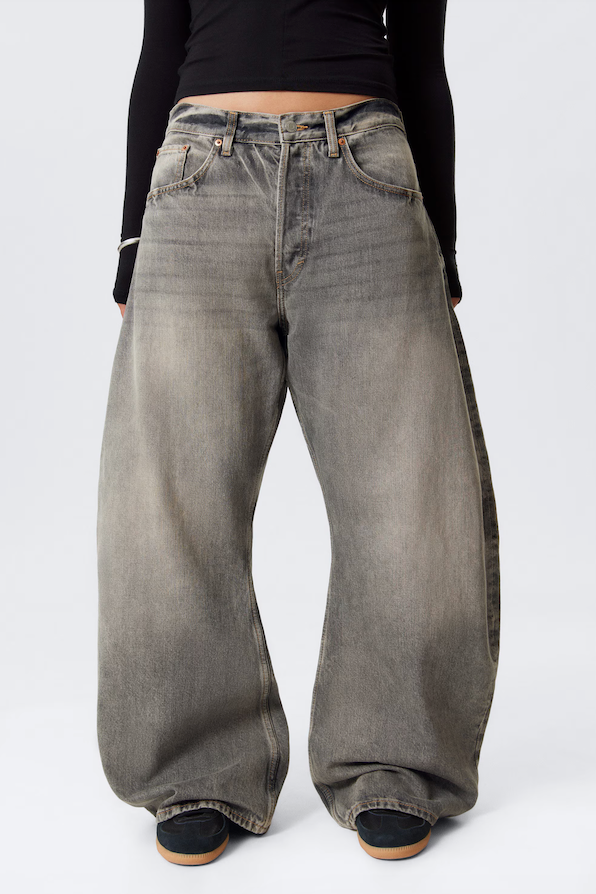 Weekday Solera Loose Barrel Jeans 燈籠褲