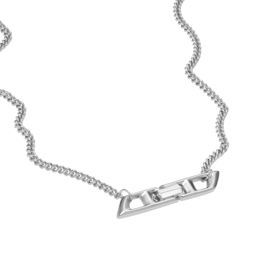 Diesel dl1351040 sterling silver jewel 項鏈