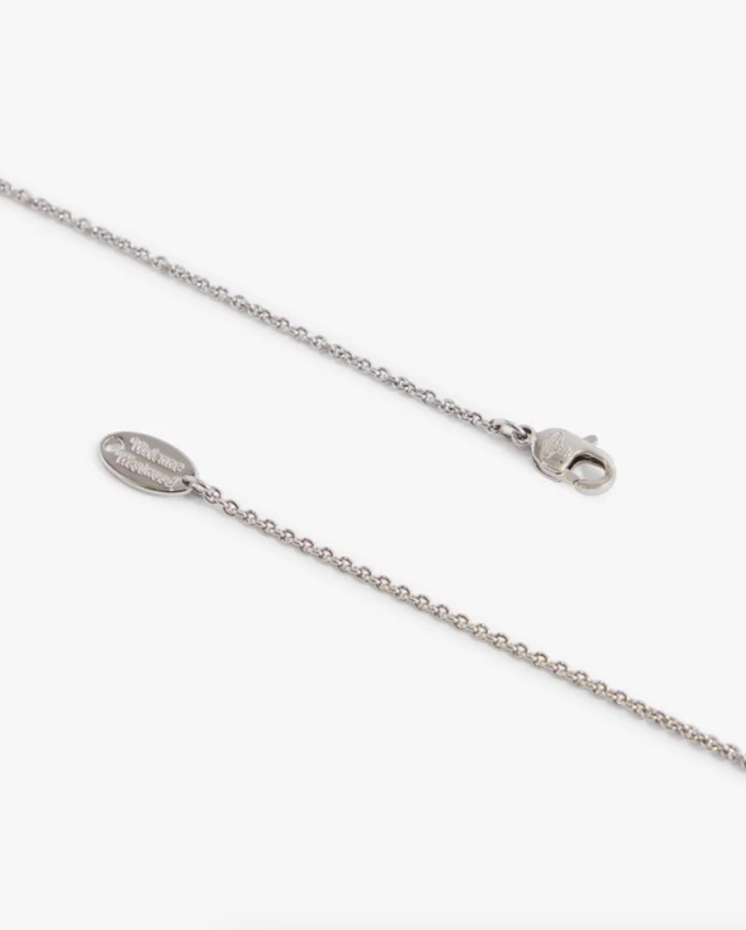 Vivienne Westwood Thin lines short flat orb pendant 平面土星項鏈