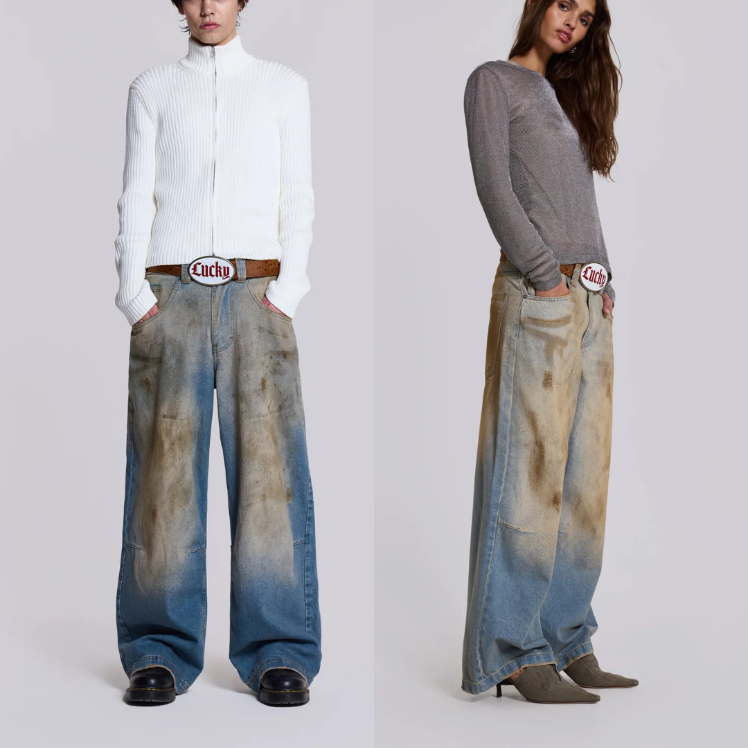 Jaded London Mud Wash Colossus Jeans 泥巴刷色寬褲– Now Select Jaded London Mud Wash Colossus Jeans 泥巴刷色寬褲– Now Select