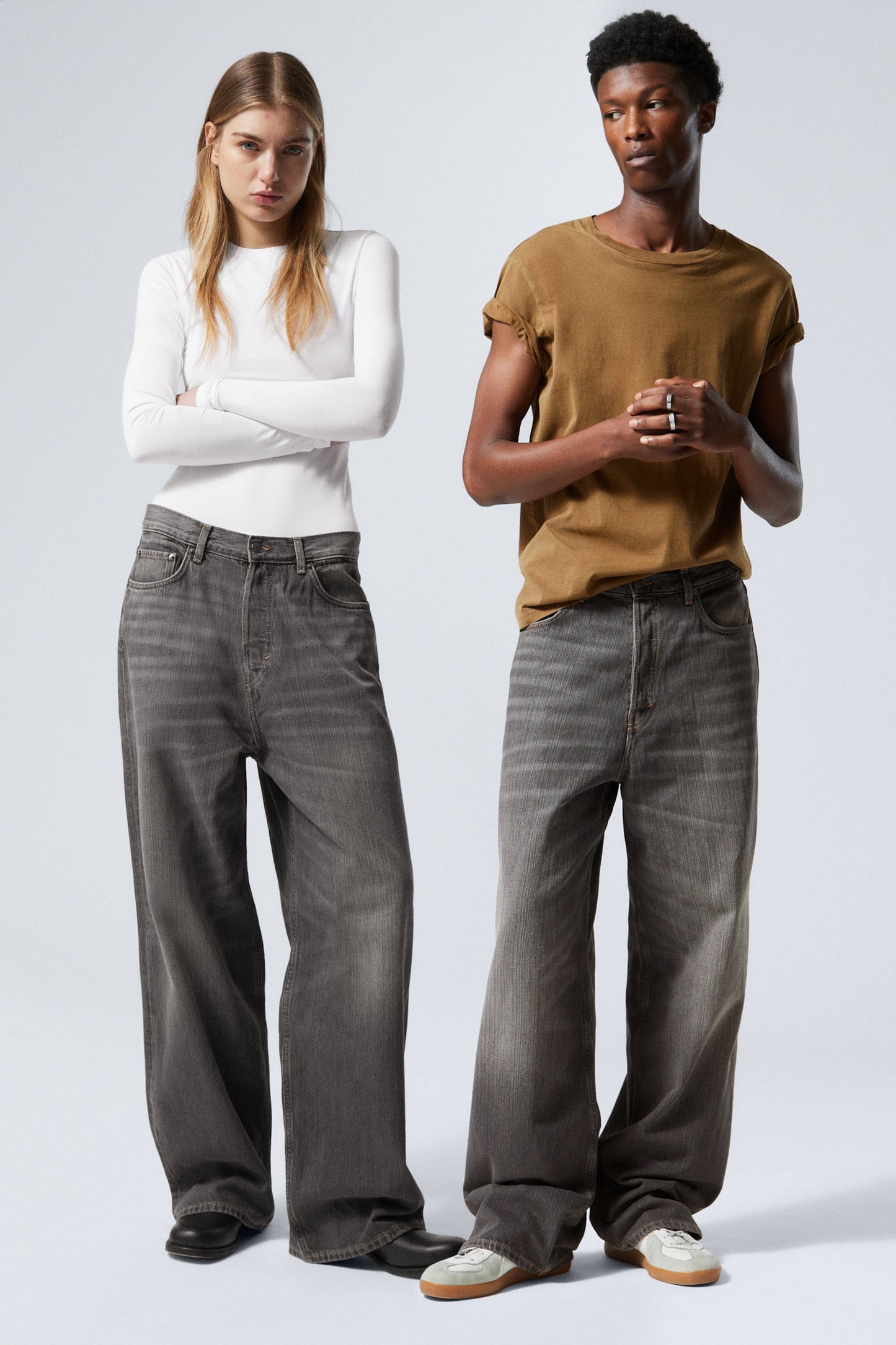 Weekday 牛仔寬褲 Astro Loose Baggy Jeans