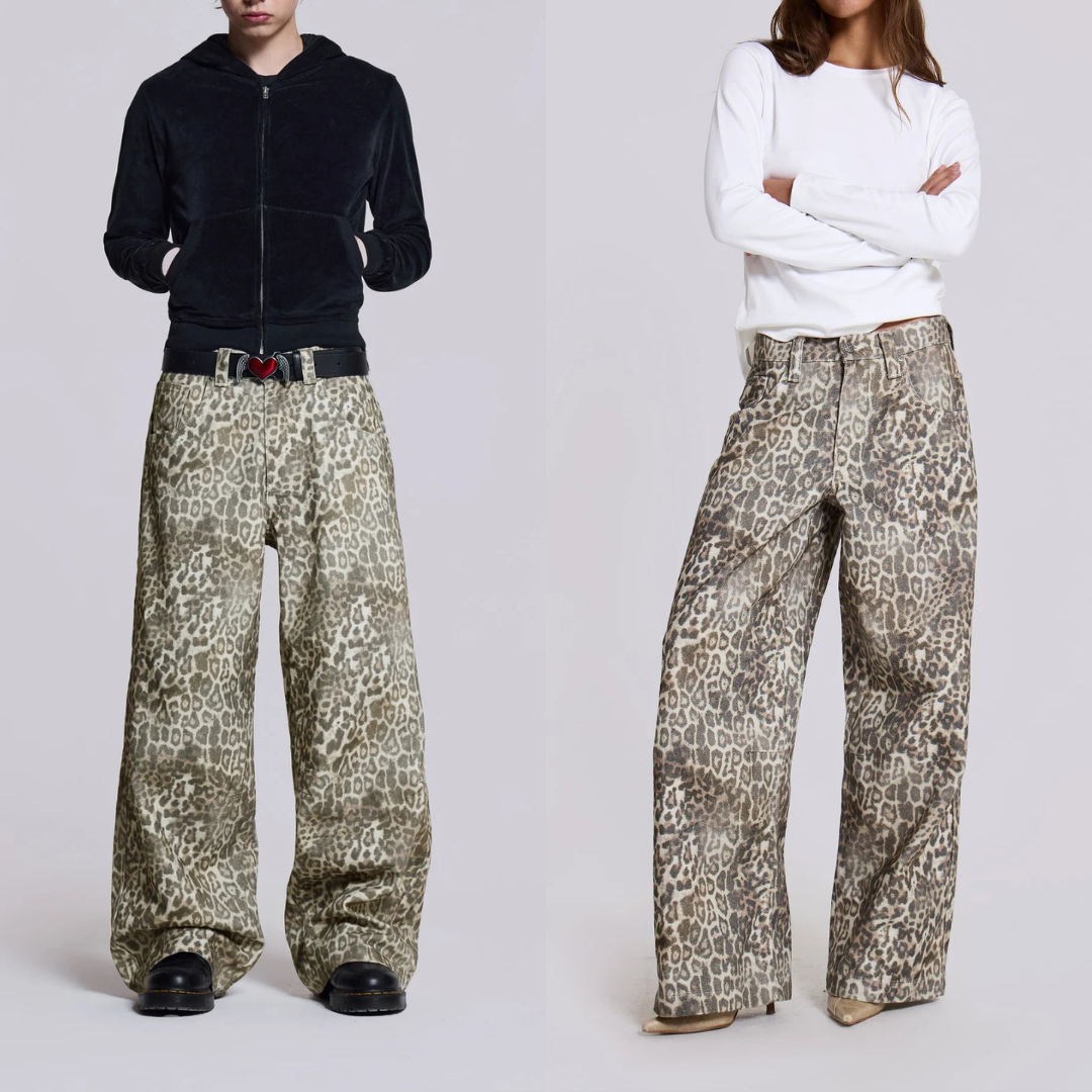 Jaded London Leopard Fade Colossus Jeans 豹紋牛仔寬褲– Now Select Jaded London Leopard Fade Colossus Jeans 豹紋牛仔寬褲– Now Select