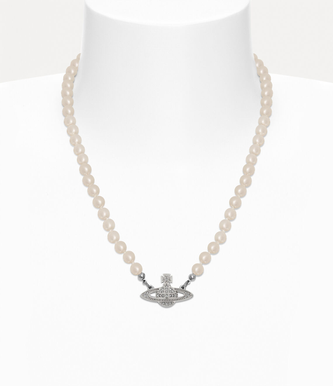 Vivienne Westwood Mini bas relief choker 珍珠項鍊