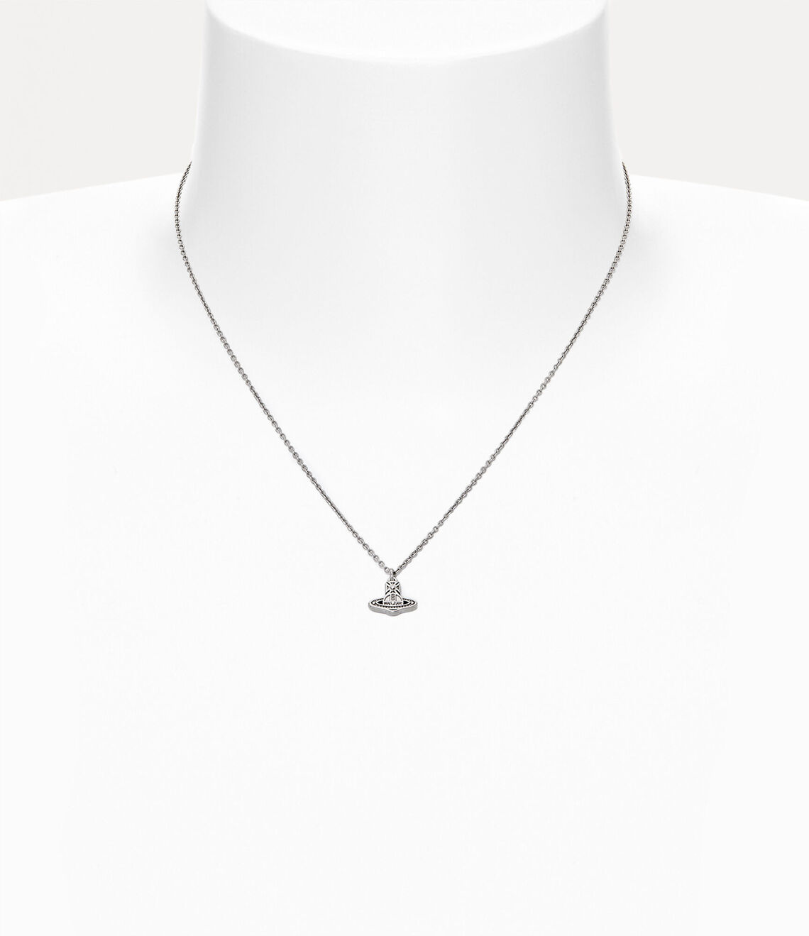 Vivienne Westwood Oslo Pendant 小logo純銀項鍊
