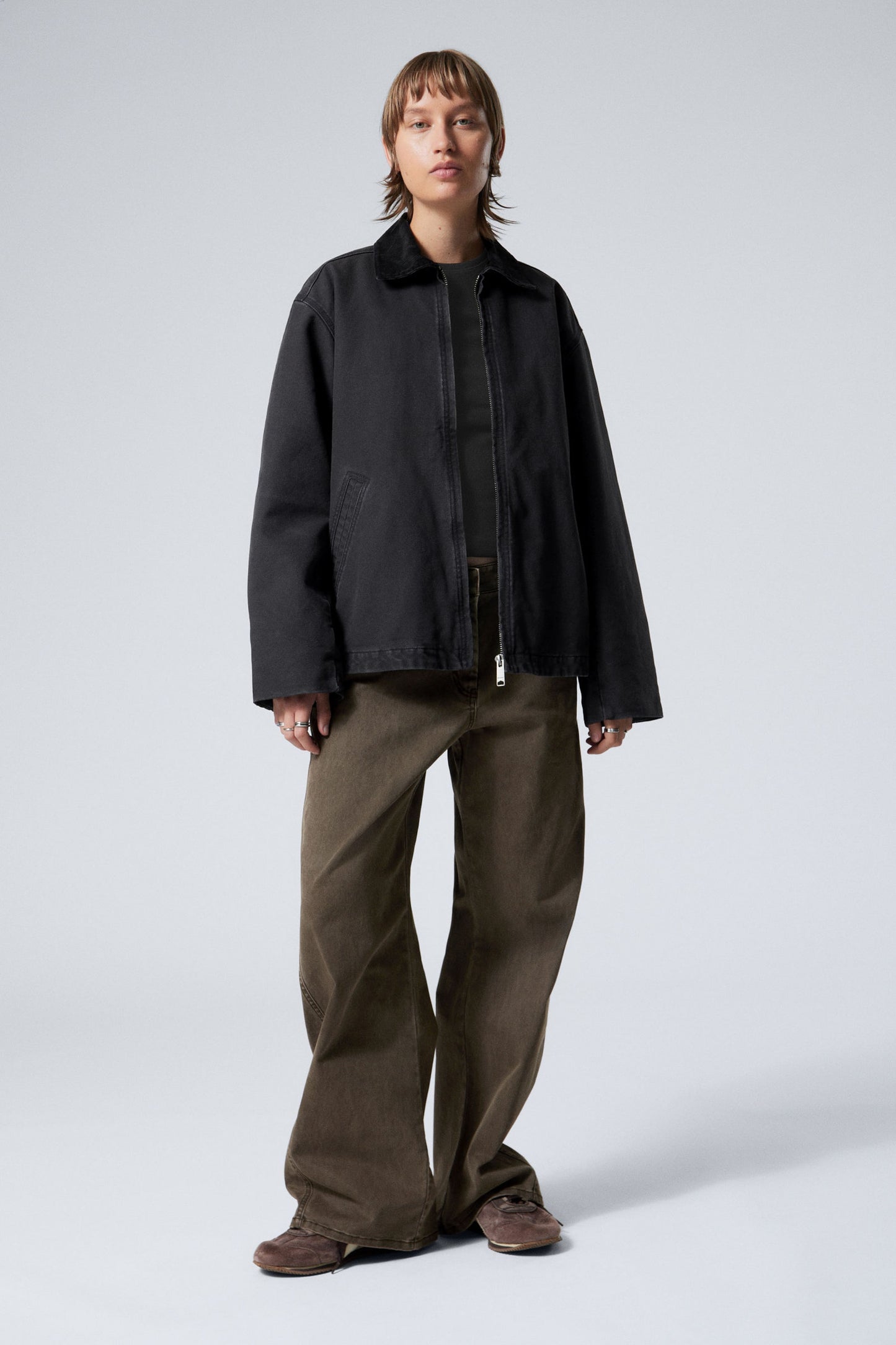 Weekday 外套 BELLE WASHED CANVAS JACKET
