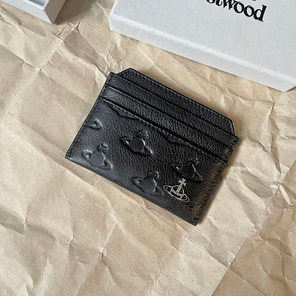 Vivienne Westwood Saturn card holder 壓紋卡夾