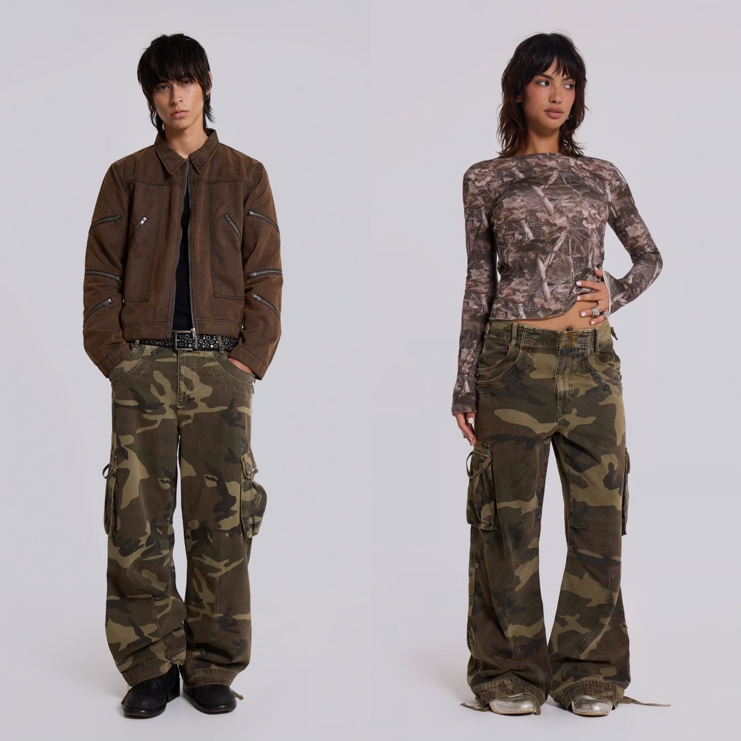 Jaded London Camo Trooper Cargo Pants迷彩工裝褲