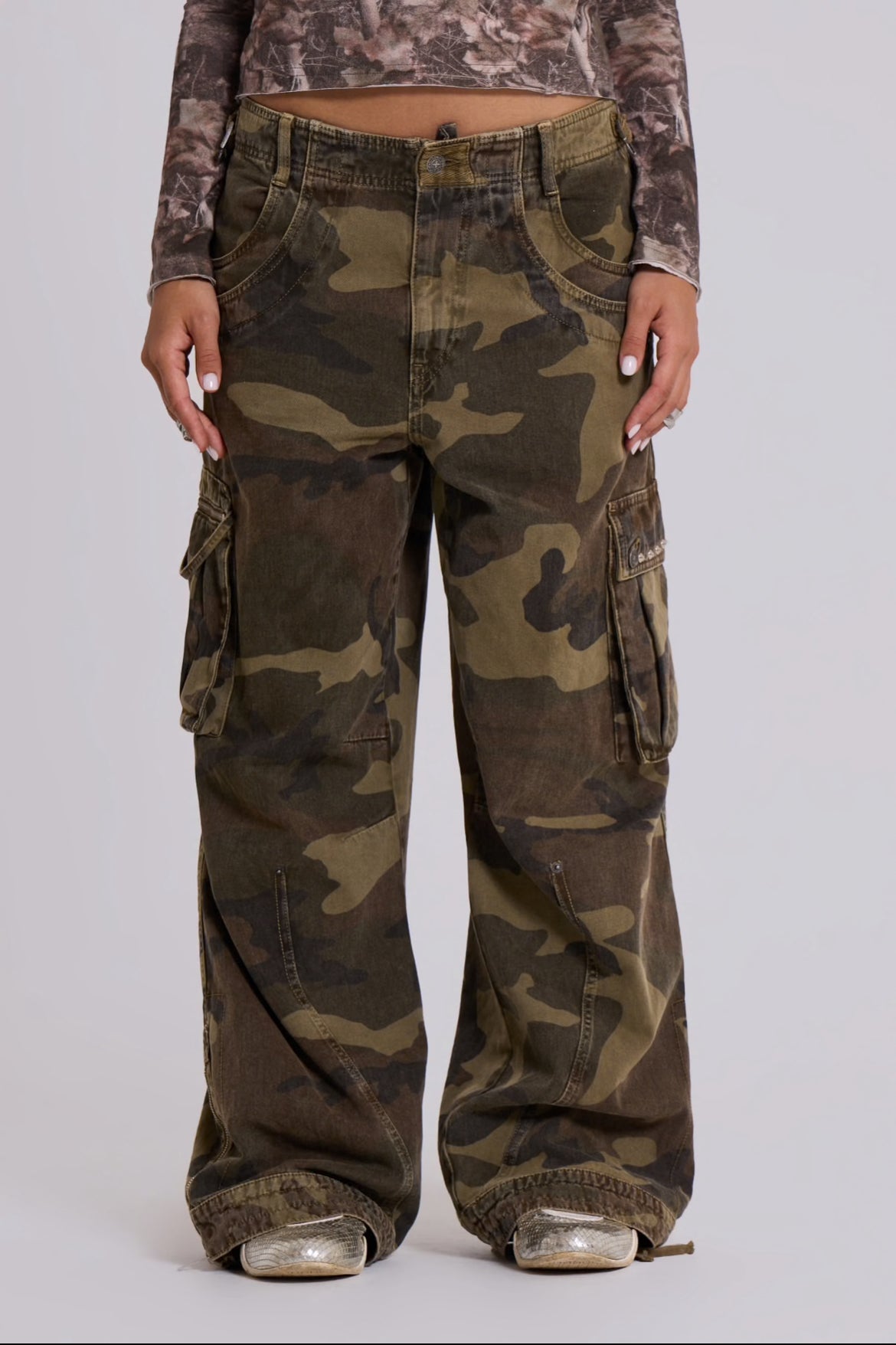 Jaded London Camo Trooper Cargo Pants迷彩工裝褲