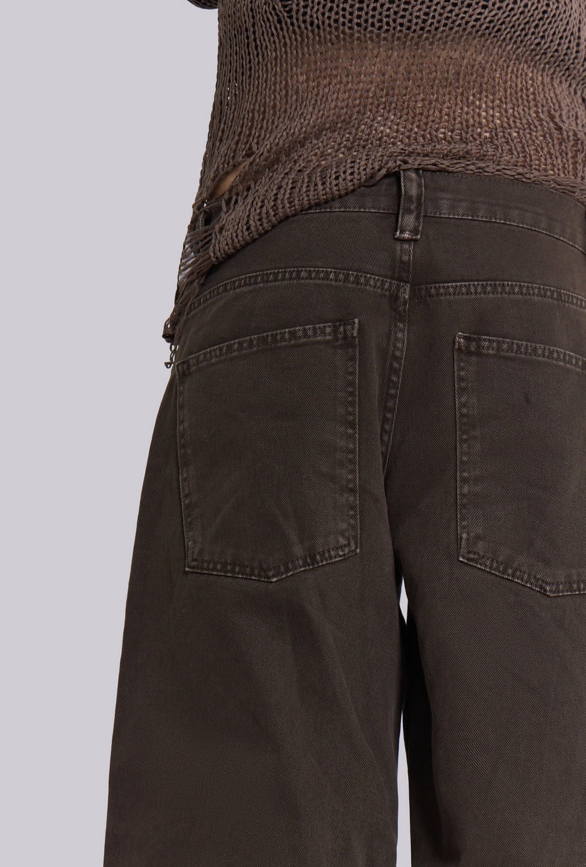 Jaded London Washed Brown Colossus Jeans 牛仔寬褲
