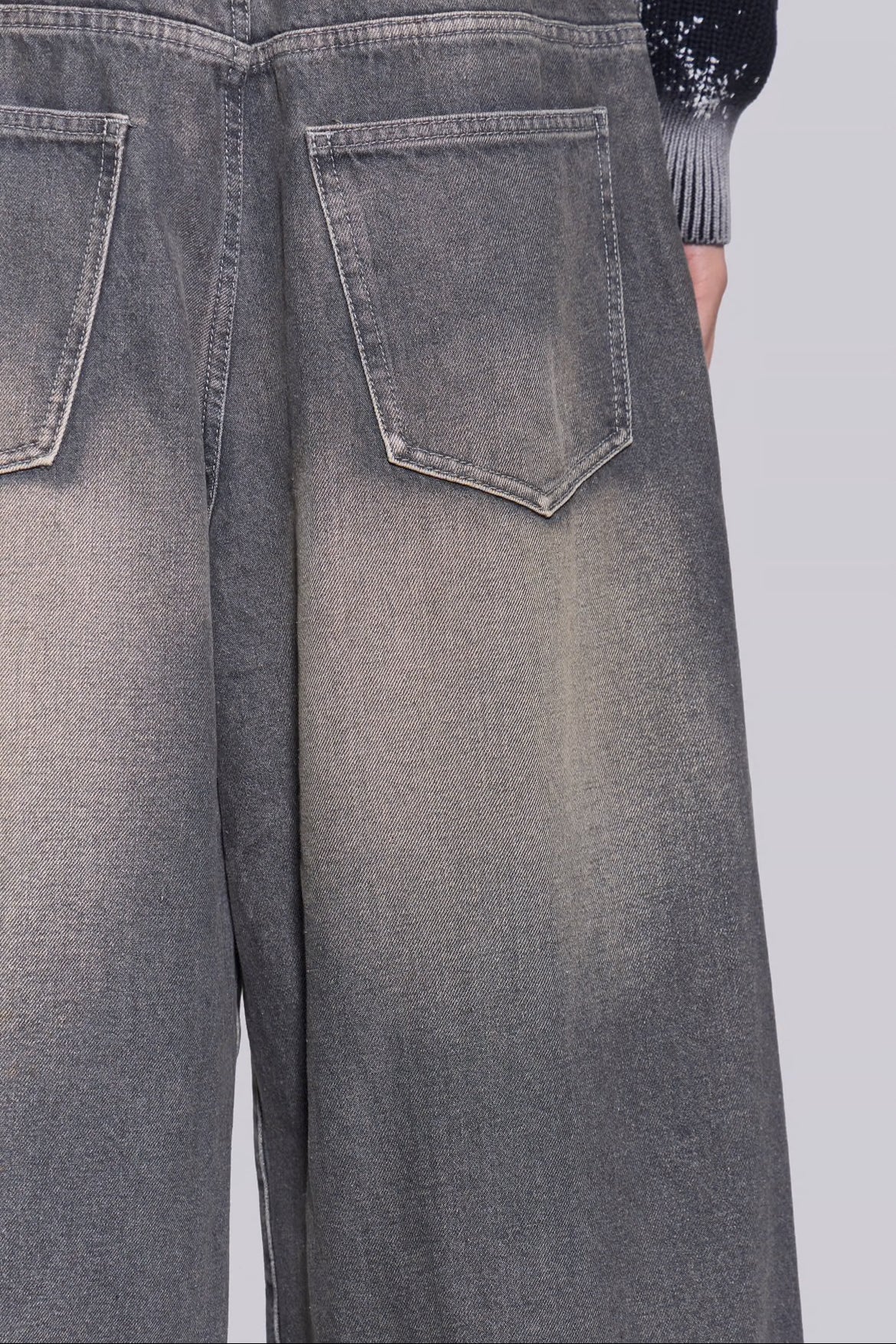 Jaded London Grey Washed Colossus Jeans 牛仔寬褲