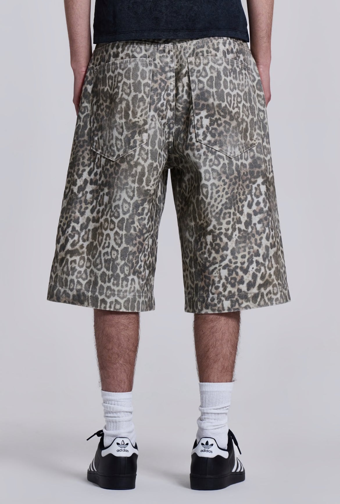 Jaded London Jorts Leopard Fade Colossus Jorts 豹紋牛仔褲
