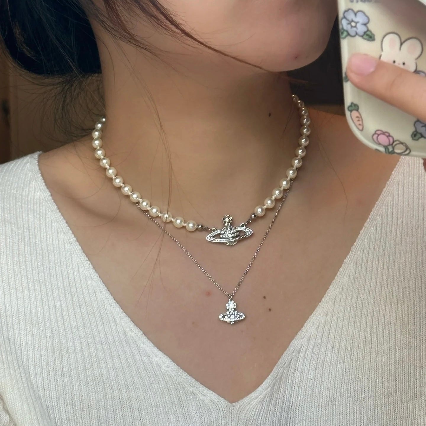 Vivienne Westwood 雪花項鍊