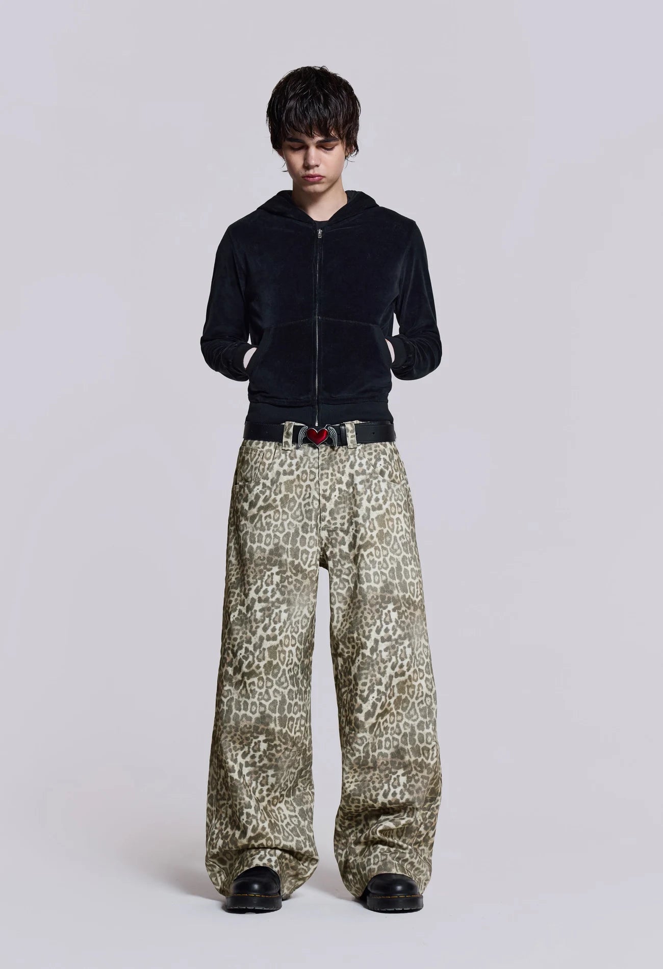 Jaded London Leopard Fade Colossus Jeans 豹紋牛仔寬褲