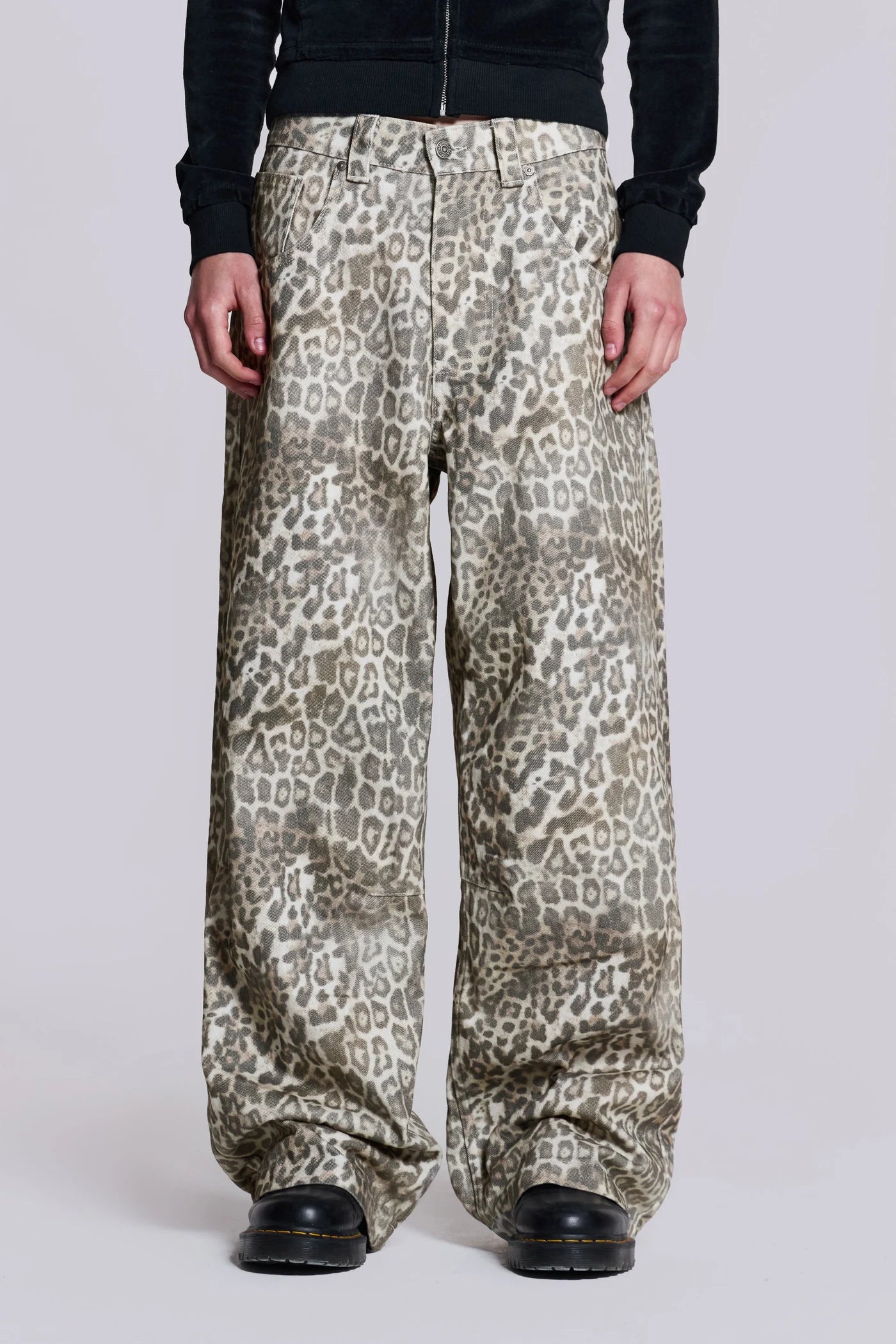 Jaded London Leopard Fade Colossus Jeans 豹紋牛仔寬褲