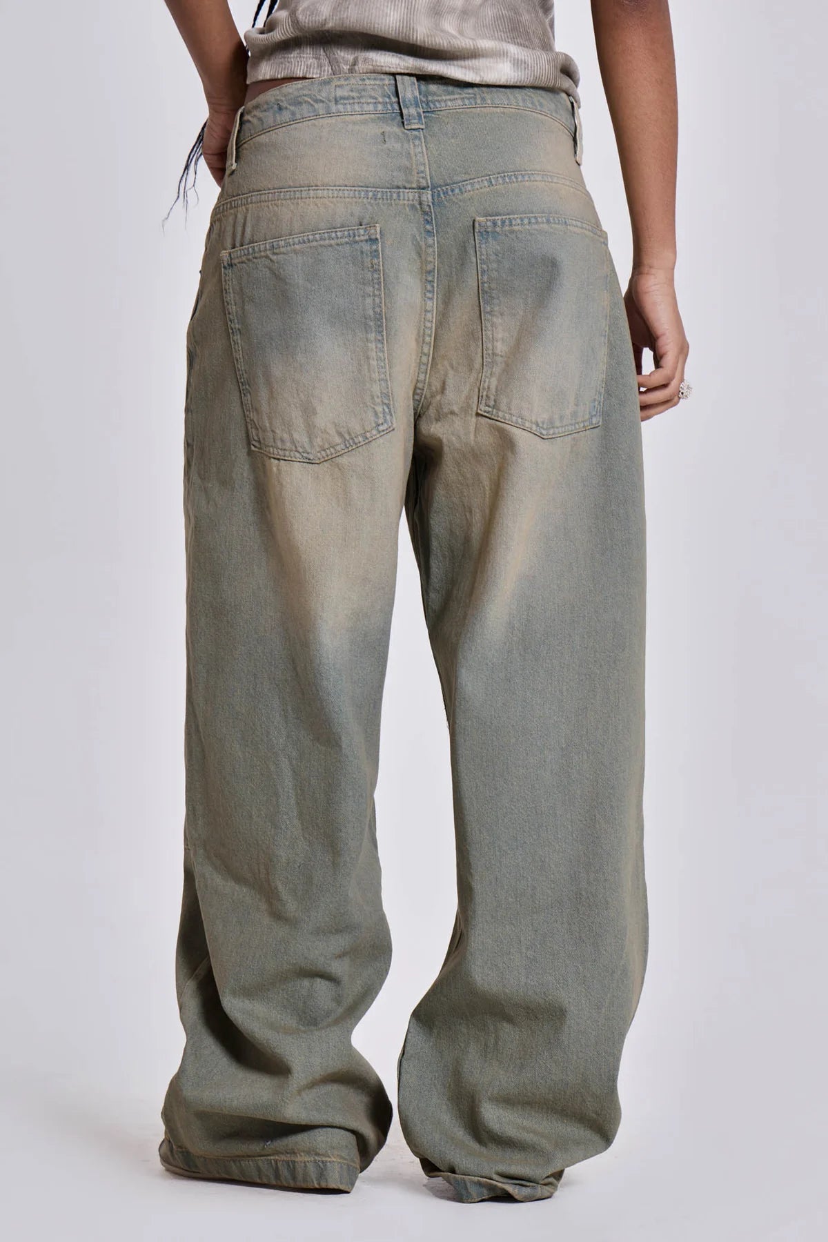Jaded London Light Wash Colossus Jeans 牛仔寬褲
