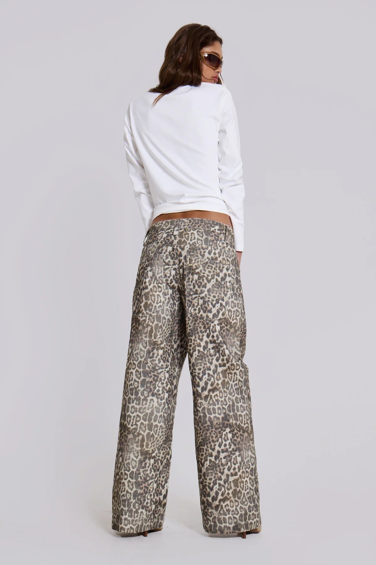 Jaded London Leopard Fade Colossus Jeans 豹紋牛仔寬褲