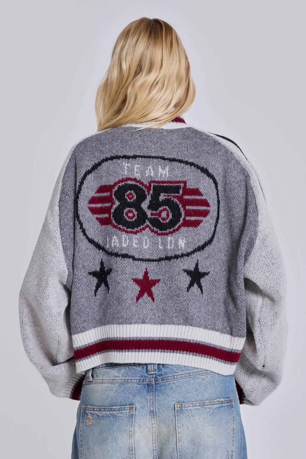 Jaded London 針織衫 Team 85 Knitted Bomber Jacket