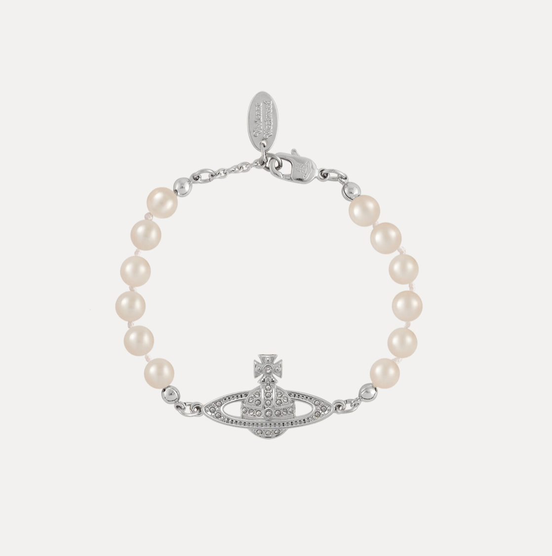 Vivienne Westwood Mini Bas Relief pearl bracelet 珍珠手鍊