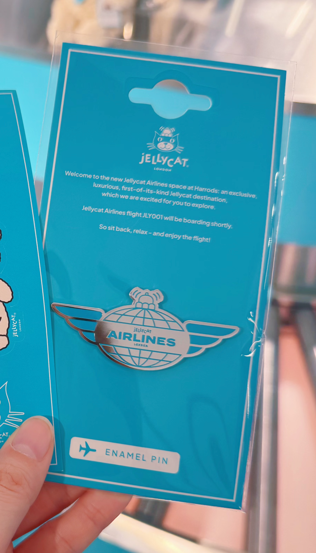 Jellycat airline pilot 巴塞羅小熊