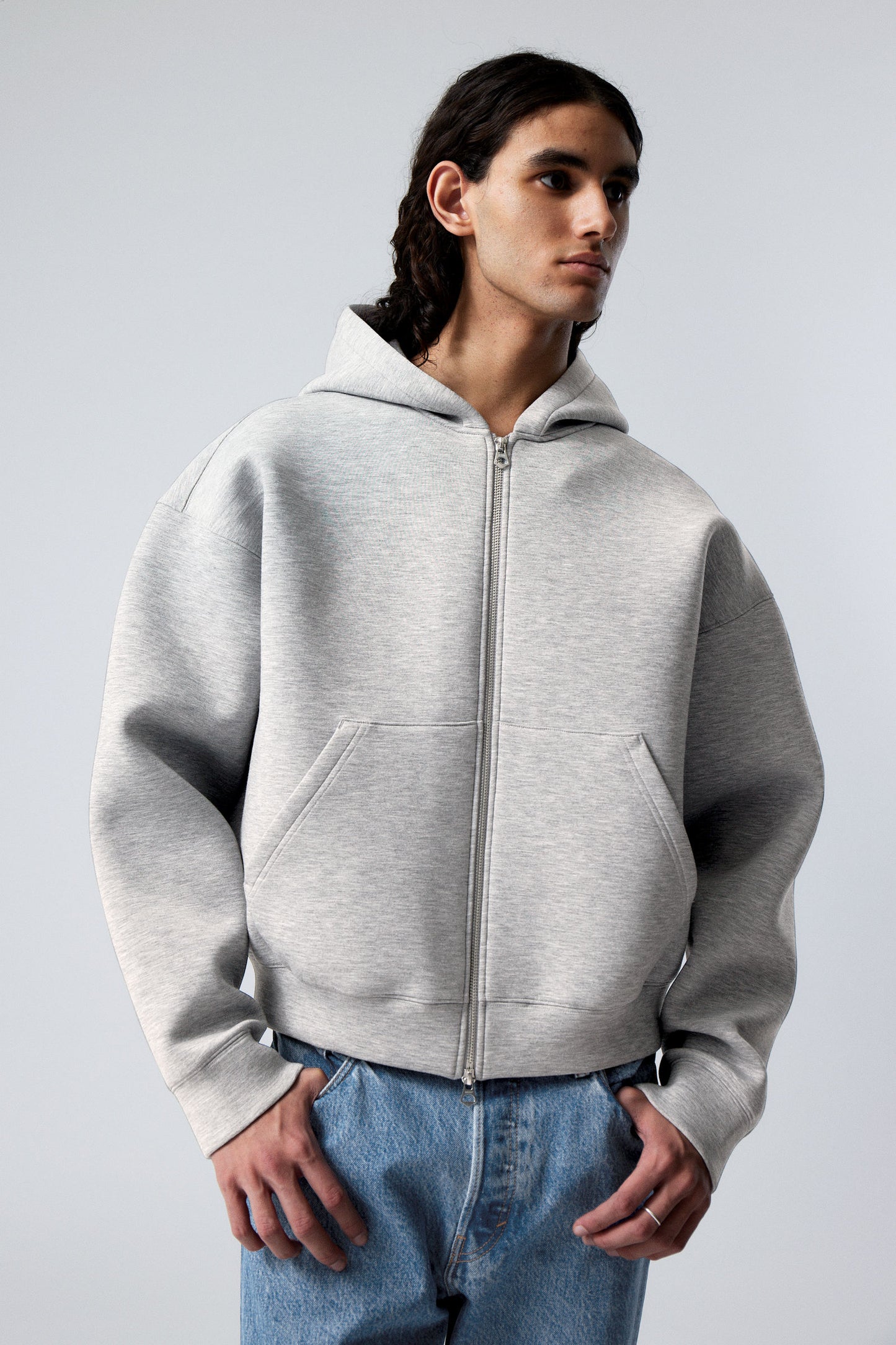 Weekday SIMON SCUBA ZIP HOODIE 連帽外套