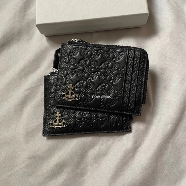 Vivienne Westwood 花紋卡夾包