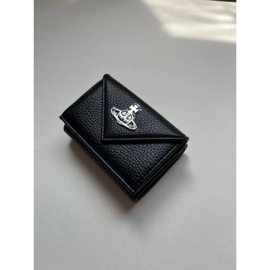Vivienne Westwood 荔枝紋3折信封短夾