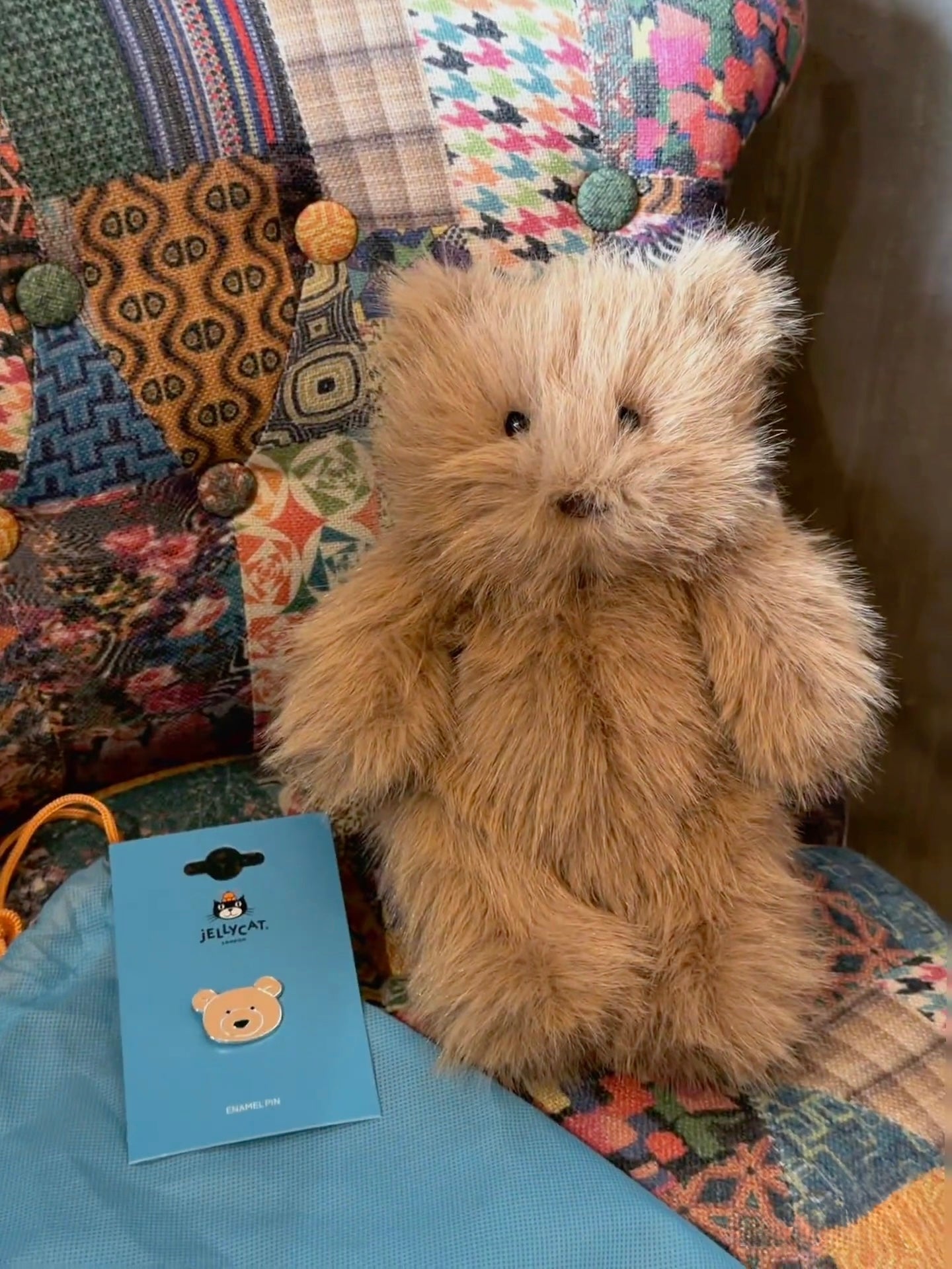 Jellycat長毛巴塞羅熊