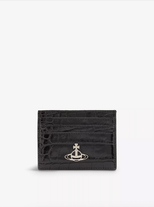 Vivienne Westwood 鱷魚壓紋皮革卡夾卡夾
