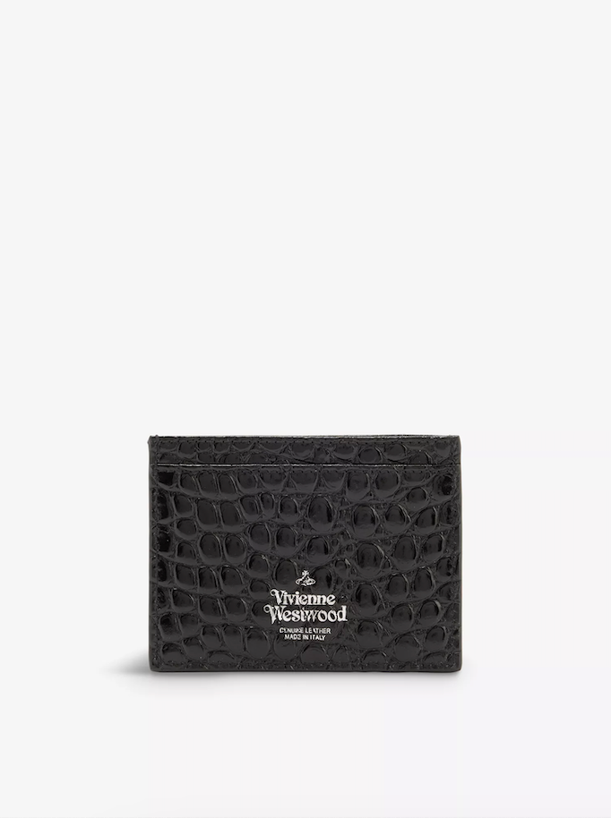 Vivienne Westwood 鱷魚壓紋皮革卡夾卡夾