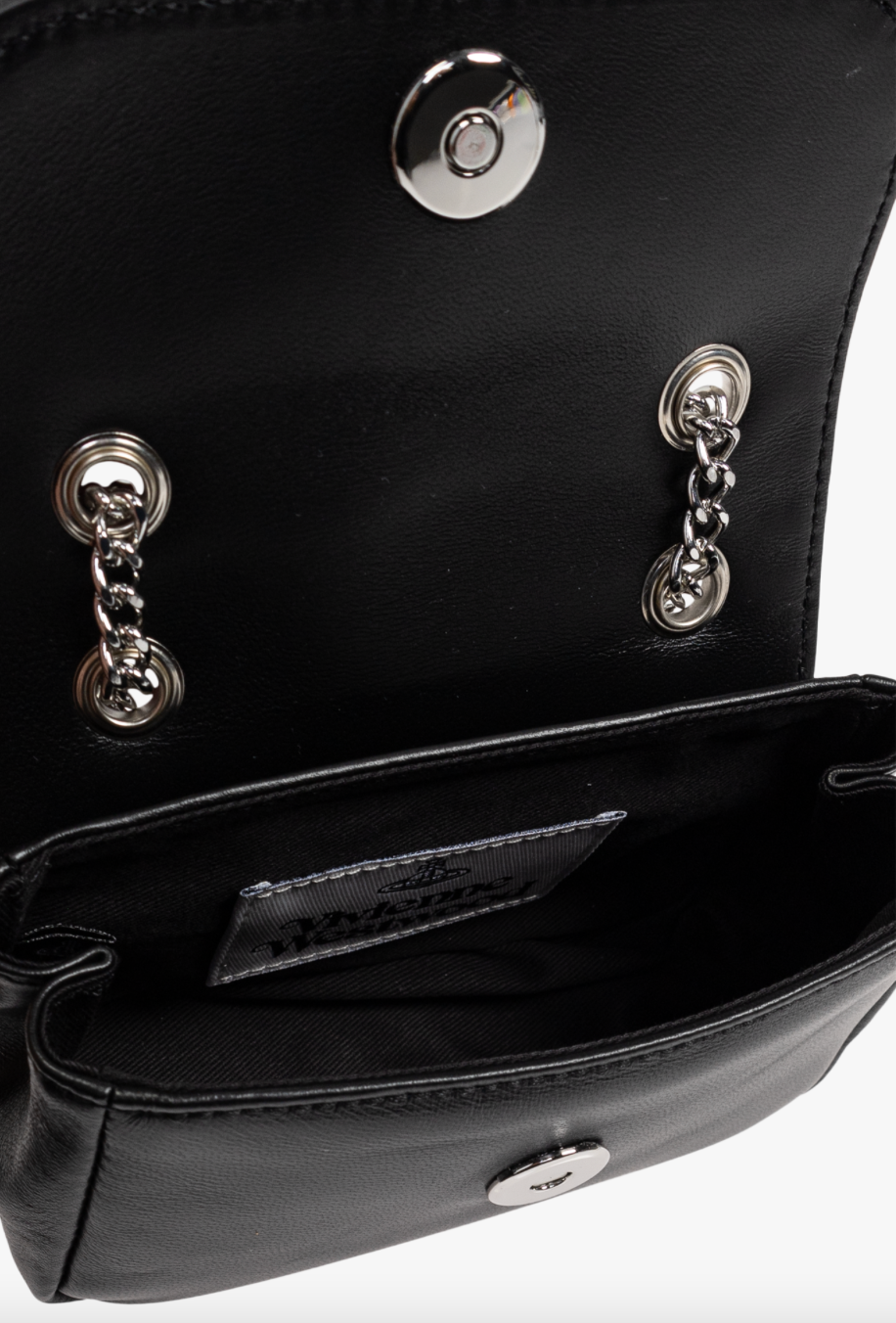 Vivienne Westwood 小羊皮包 Black Shoulder Bag