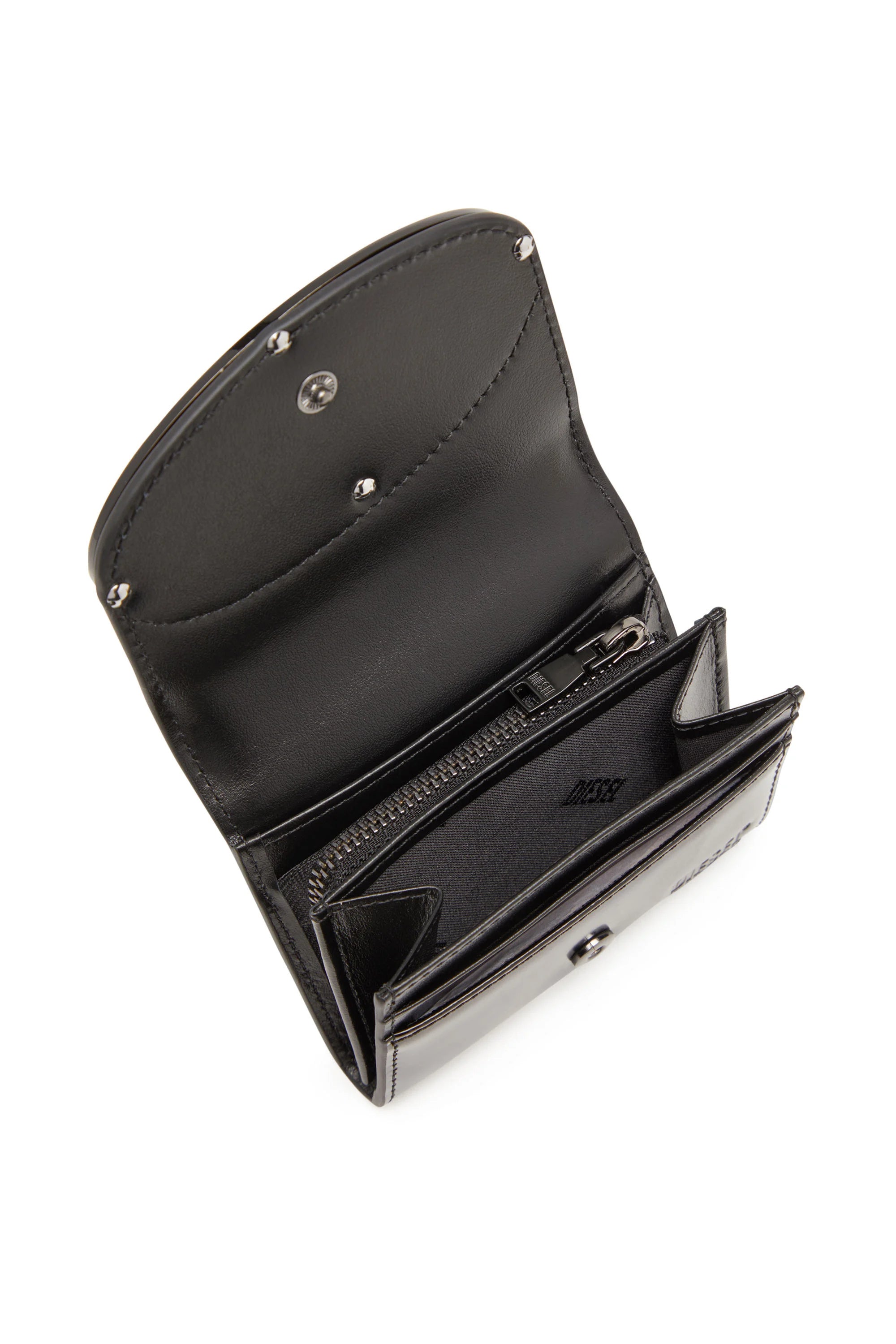 Diesel 對折短夾1dr Card Holder Bi-Fold Zip Iii – Now Select
