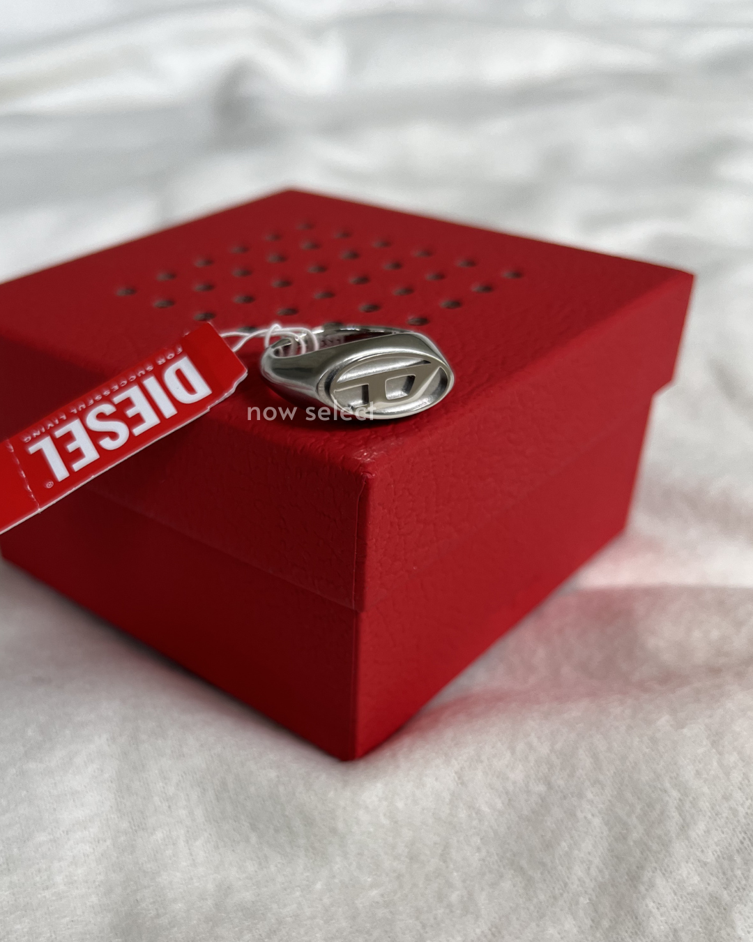 Diesel Stainless steel signet ring 戒指 DX1475
