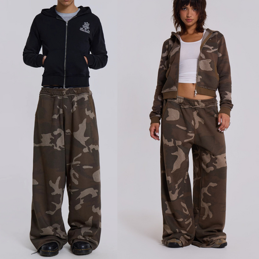 Jaded London Camo Baggy Monster Joggers 迷彩棉褲