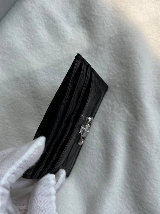 Vivienne Westwood 紅棕蛇紋卡夾