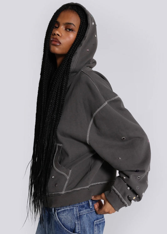 Jaded London 帽T Trixa Jewel Studded Hoodie