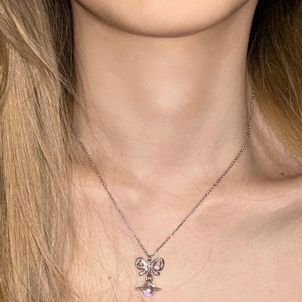 Vivienne Westwood 蝴蝶結項鍊 Octavie Pendant Necklace