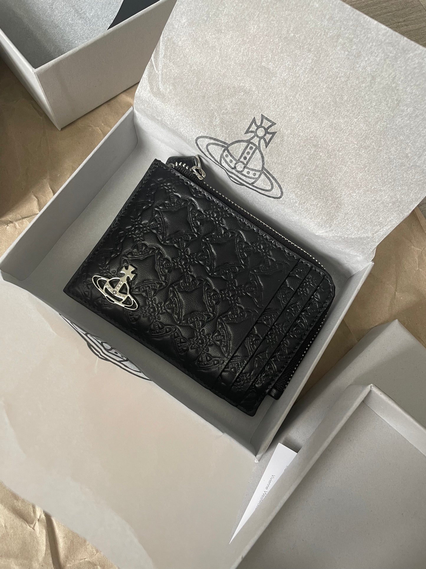 Vivienne Westwood 花紋卡夾包