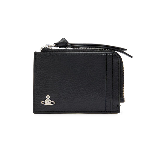 Vivienne Westwood 荔枝紋卡夾包Orb leather wallet