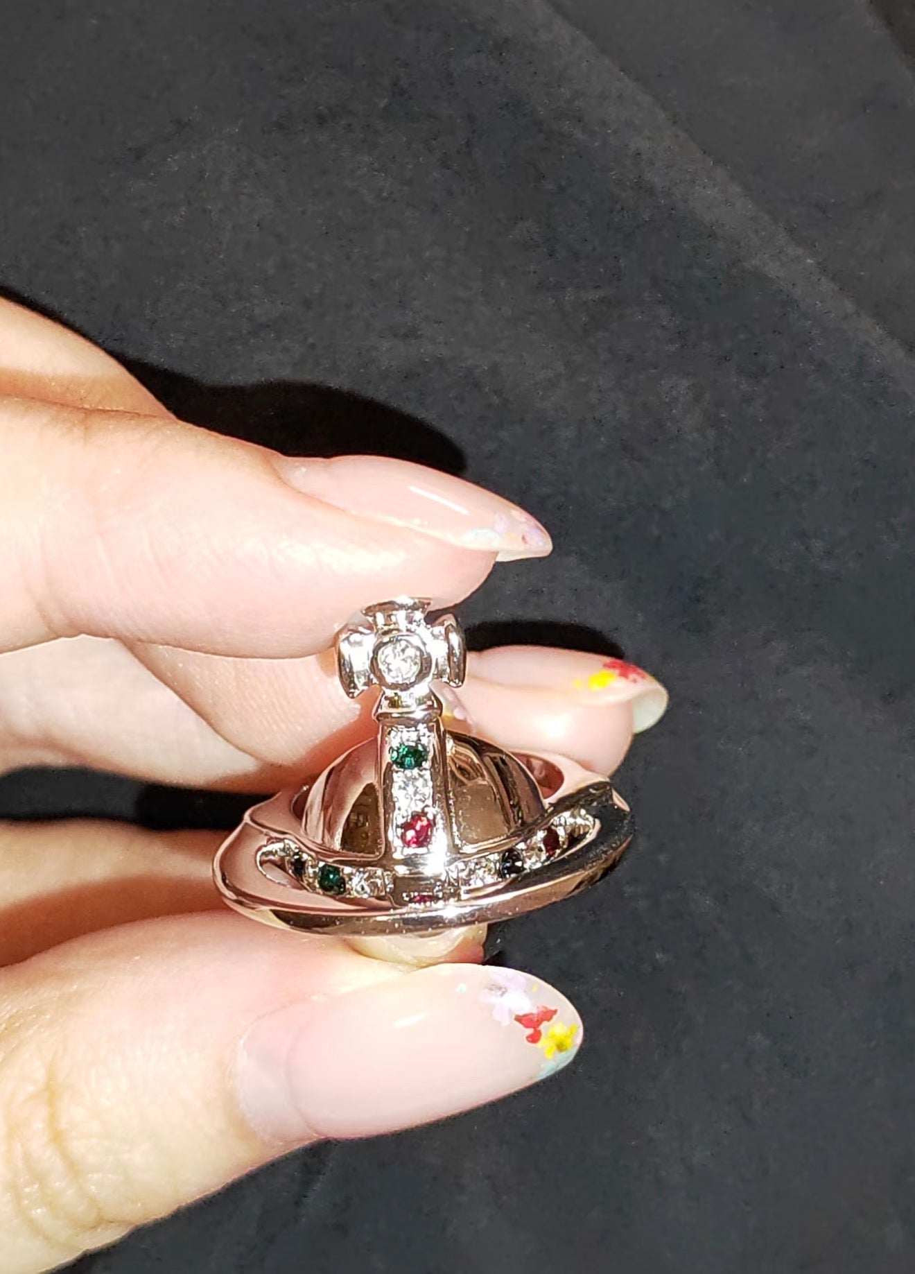 Vivienne Westwood Solid orb ring 半個星球戒指
