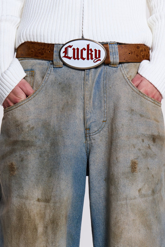 Jaded London Mud Wash Colossus Jeans 泥巴刷色寬褲