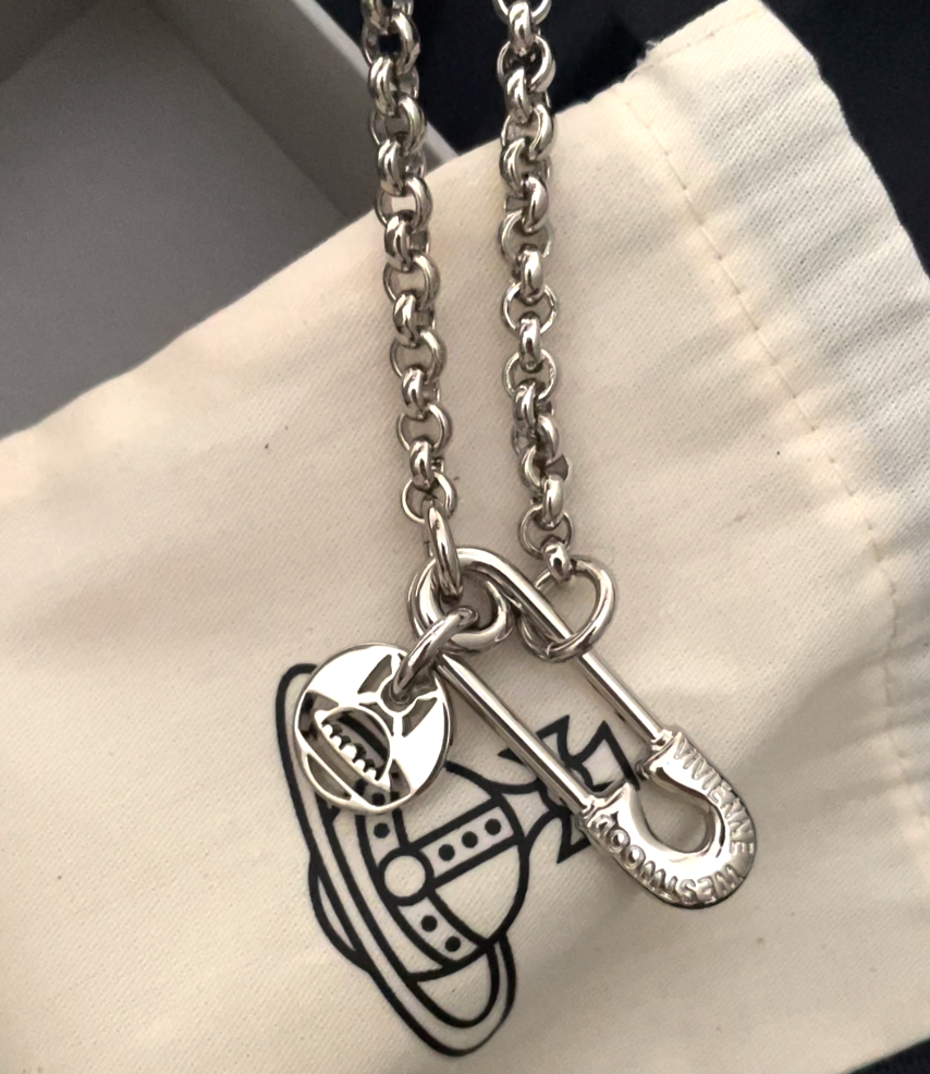 Vivienne Westwood Imogene Necklace 男款別針項鍊