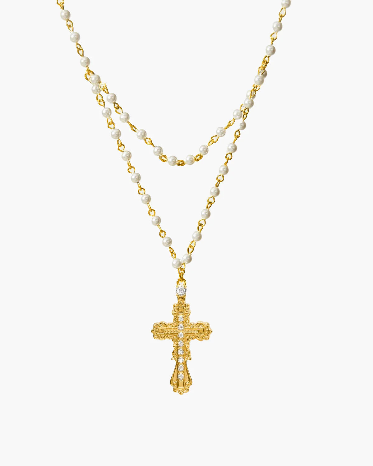en route Everette Cross Necklace 項鏈