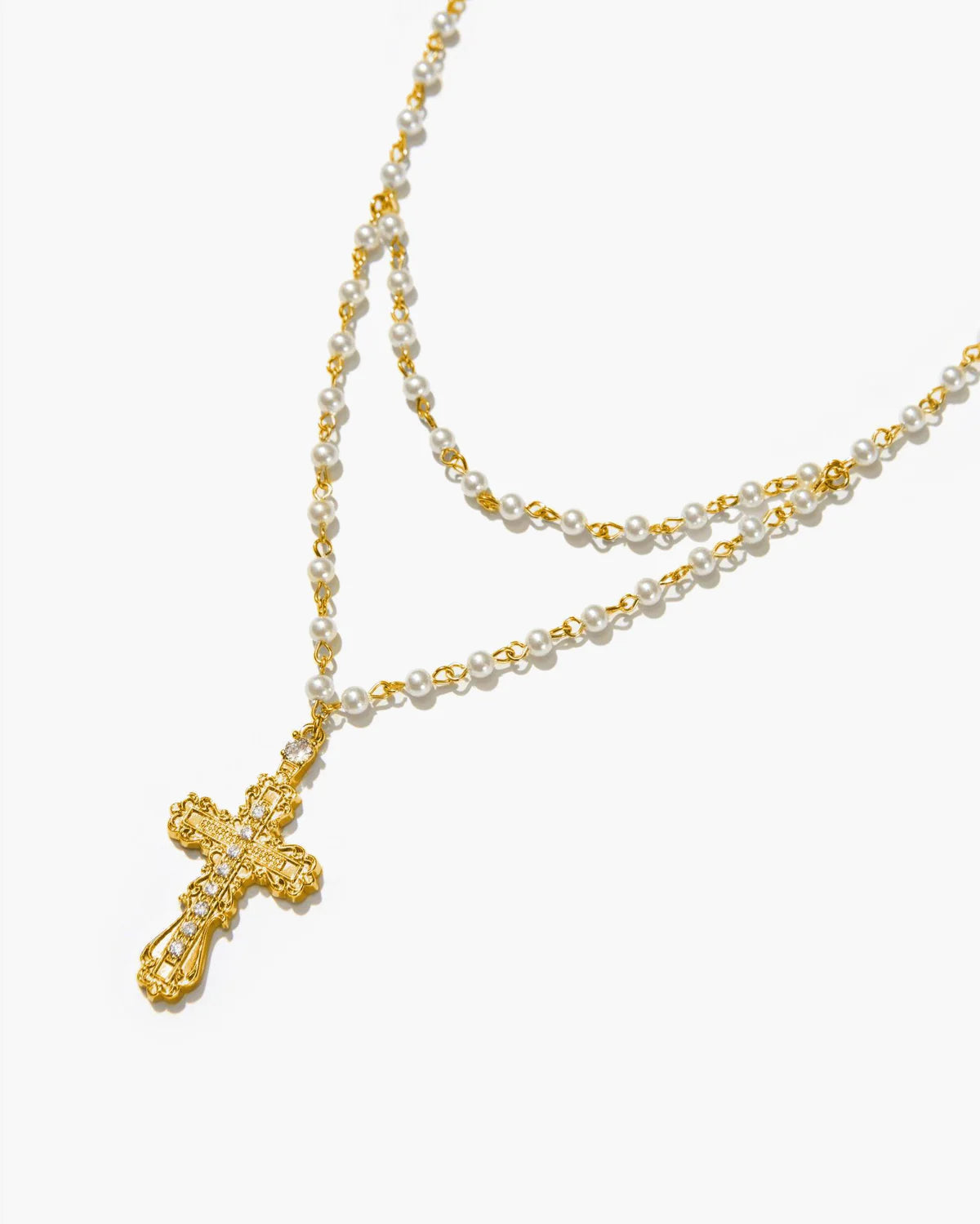 en route Everette Cross Necklace 項鏈