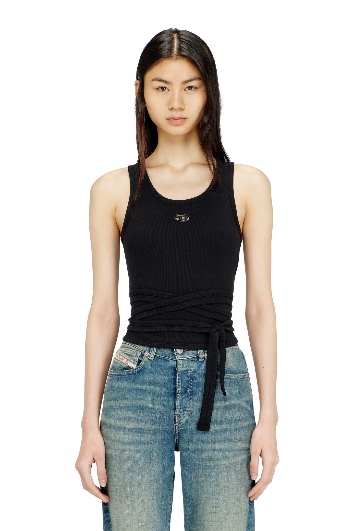 客訂賣場 Crop top with wrap-around laces 綁帶背心