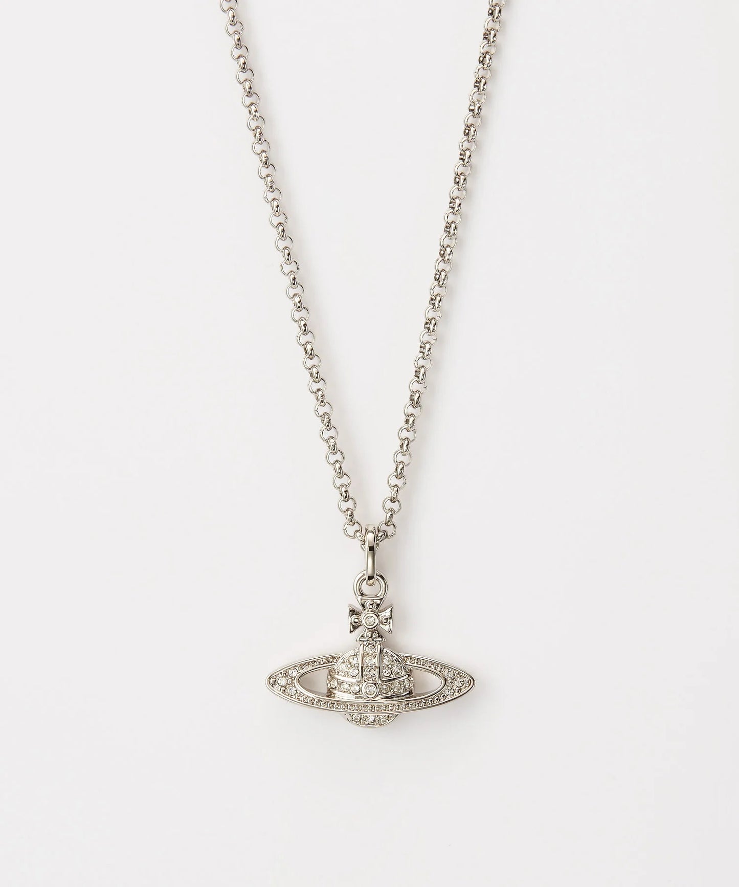 Vivienne Westwood Man. Mini Bas Relief Orb Pendant Necklace 土星項鍊 長款 男版